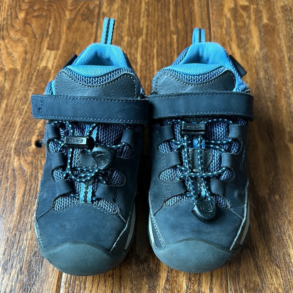 Keen Kids' Blue Hiking Shoes- size 10